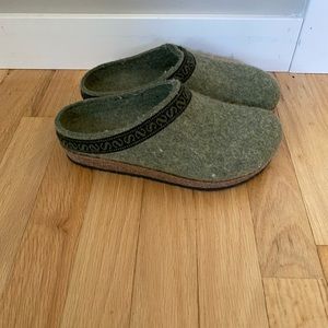 Wool clogs - WORN ONCE!